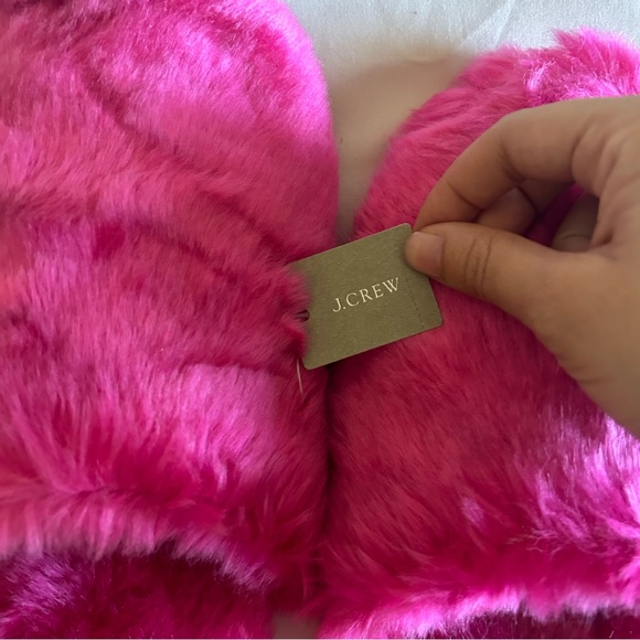 J.Crew Fuzzy Slippers - Picture 3 of 4